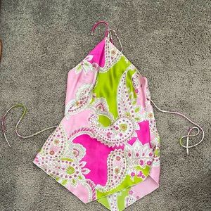 Paisley halter top
